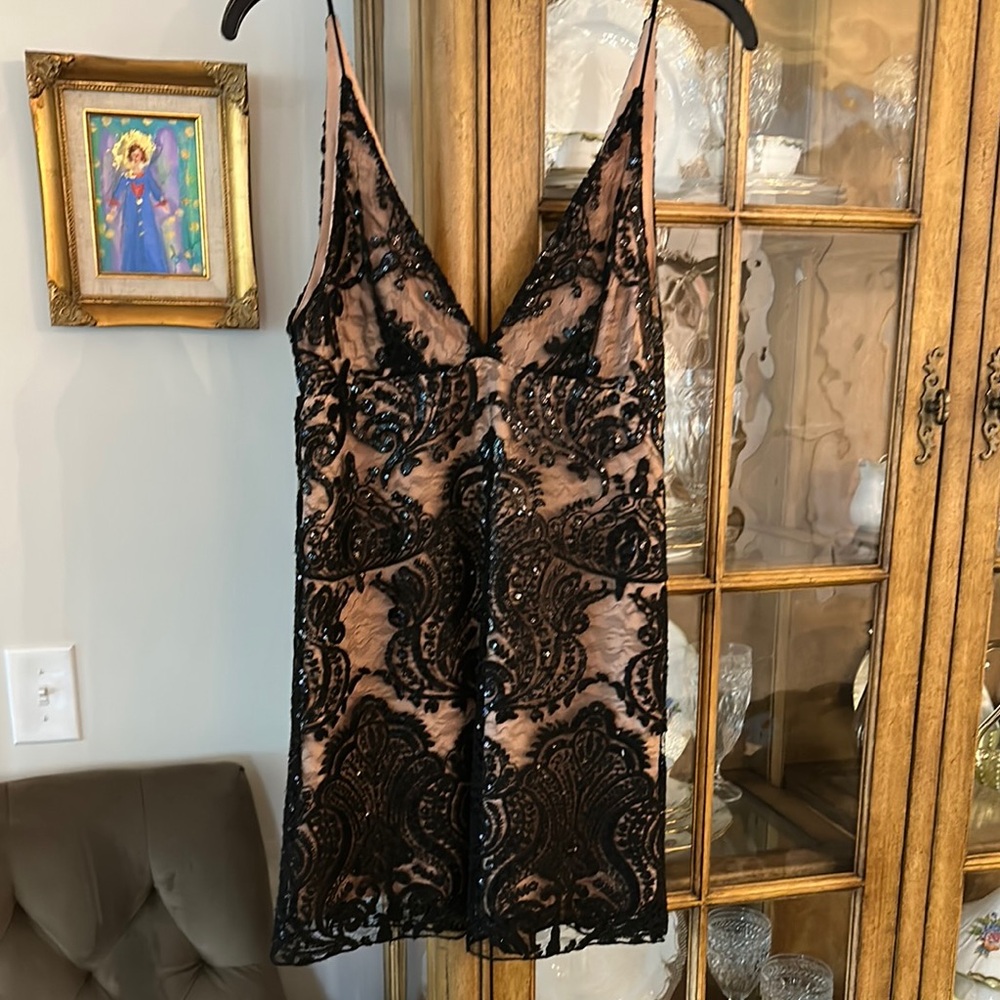 Chic Black Lace Chemise